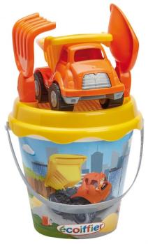 Eimerset Bob Builder ecoiffier mit einem Spielzeugauto